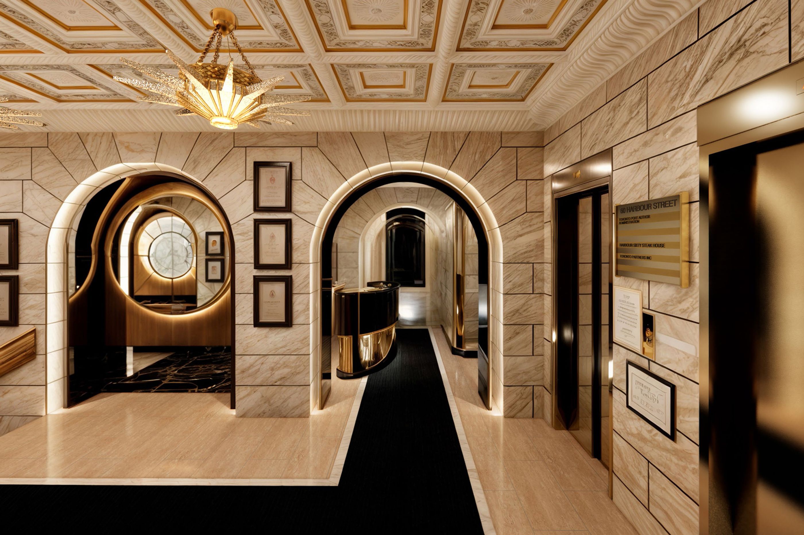 The Chapman lobby, restored